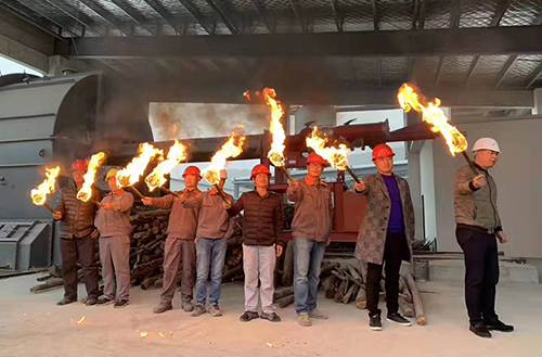江蘇鵬飛集團(tuán)承建的池州市貴興非礦日產(chǎn)600T石灰生產(chǎn)線(xiàn)EP項(xiàng)目點(diǎn)火成功
